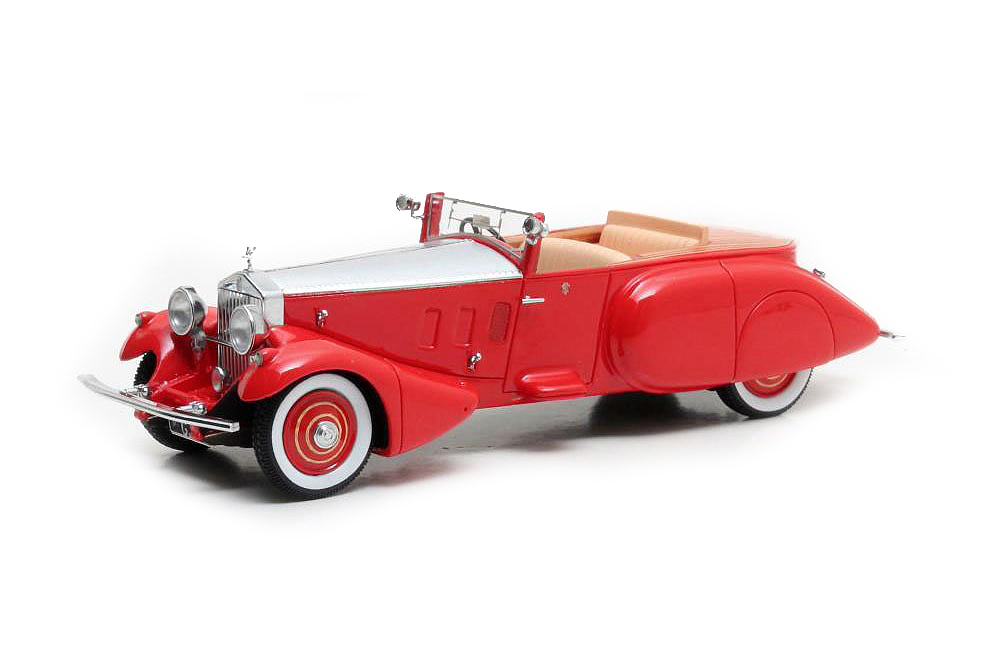 ROLLS-ROYCE PHANTOM II BARKER BOATTAIL HRH MAHARAJA OF REWA 1930 RED