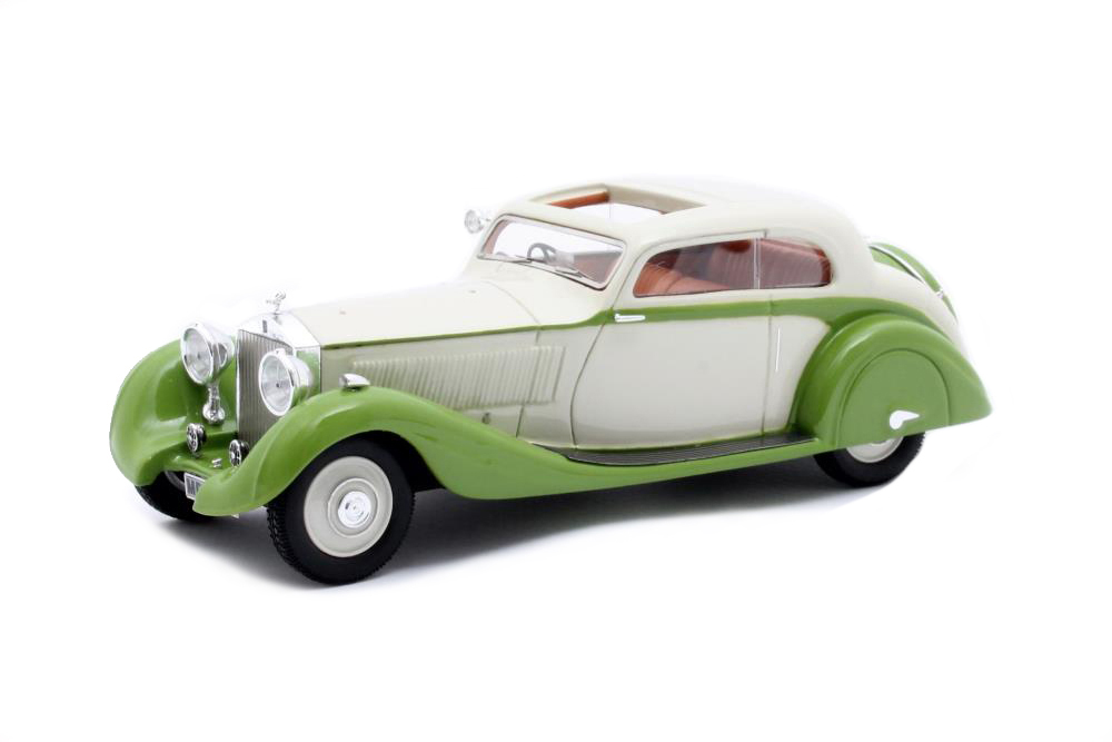 ROLLS-ROYCE PHANTOM II CONTINENTAL SPORTS COUPE GURNEY NUTTING MAHARAJAH OF JODHPUR #62UK 1935 GREEN/BEIGE
