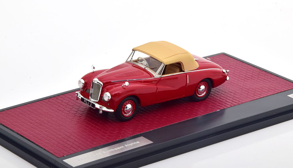 SUNBEAM ALPINE 1953-1955 RED CREME