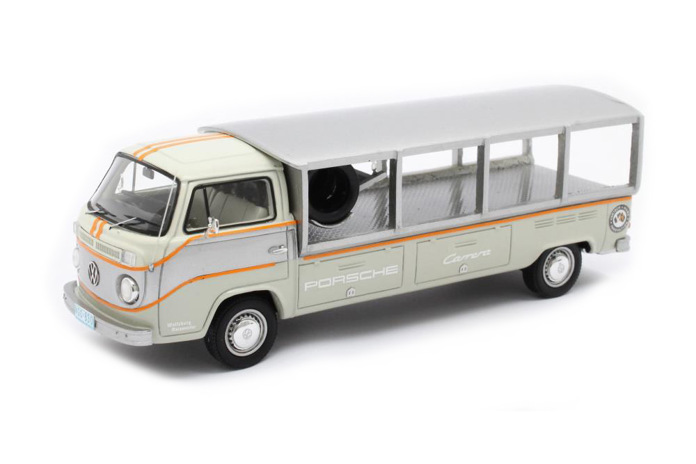 VW T2 PICK-UP RACETRANSPORTER PORSCHE 1976 WHITE/GREY