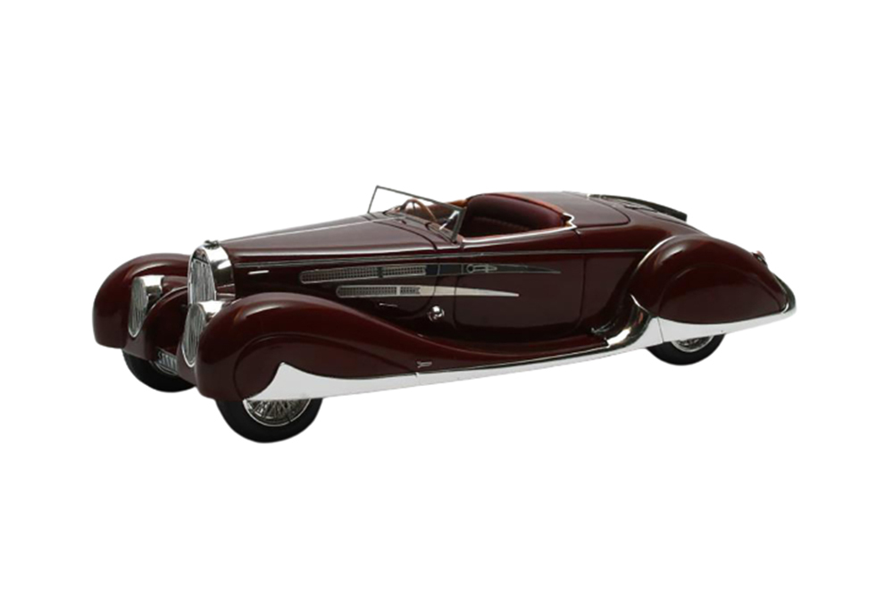 BUGATTI TYPE 57C CABRIOLET VANVOOREN SHAH OF IRAN 1939 MAROON