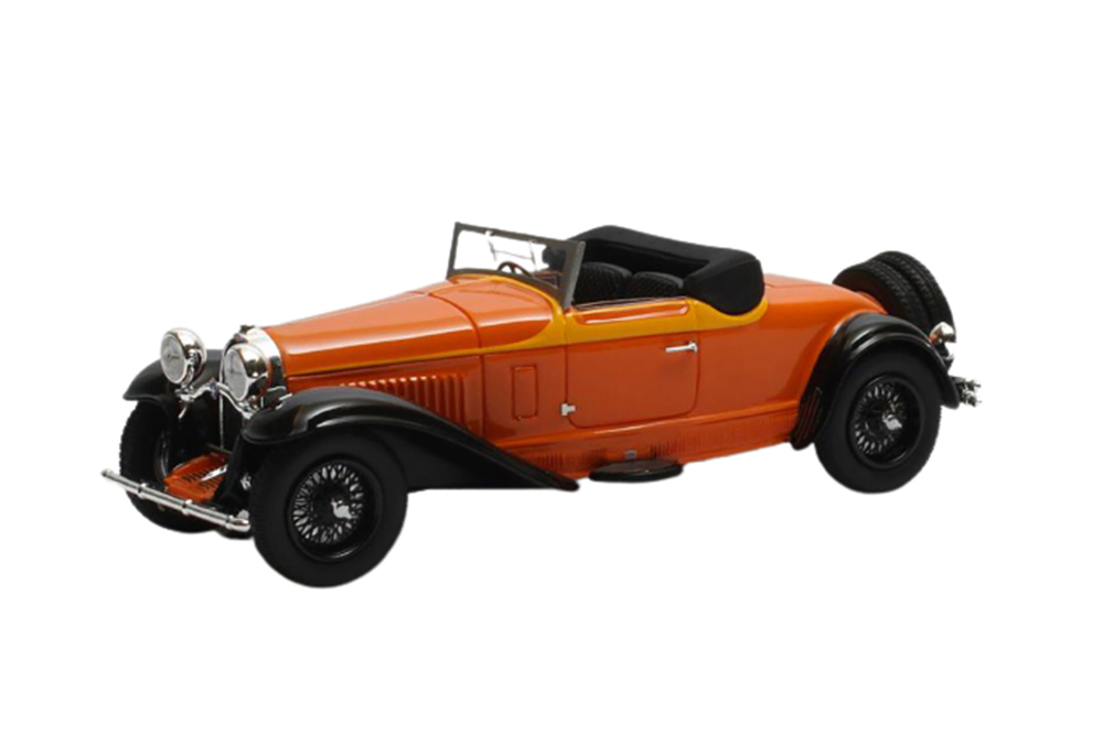 BUGATTI TYPE 46 CABRIOLET DE VILLARS #46360 (ОТКРЫТЫЙ) 1930 ORANGE