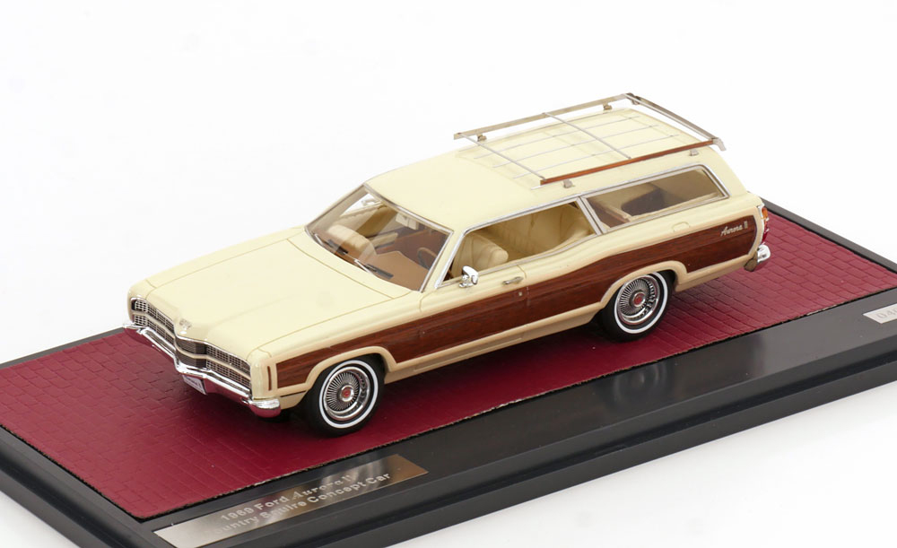 FORD COUNTRY SQUIRE AURORA 2 CONCEPT CAR 1969 CREME BROWN