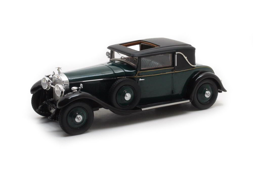 HISPANO SUIZA H6B PARK WARD COUPE #11608 1927 GREEN