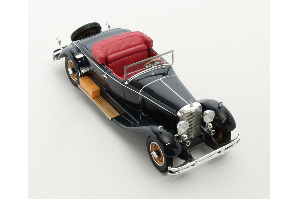 MERCEDES-BENZ 630K ROADSTER BY MURPHY W06 1925 (ОТКРЫТЫЙ) / МЕРСЕДЕС-БЕНЦ 630K РОДСТЕР МУРФЙ W06 ЧЕРНЫЙ