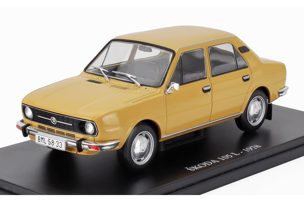 SKODA 105L 1978 / ШКОДА 105L ЖЕЛТЫЙ