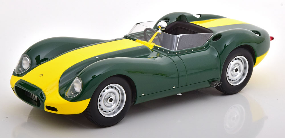 JAGUAR LISTER 1958 GREEN YELLOW