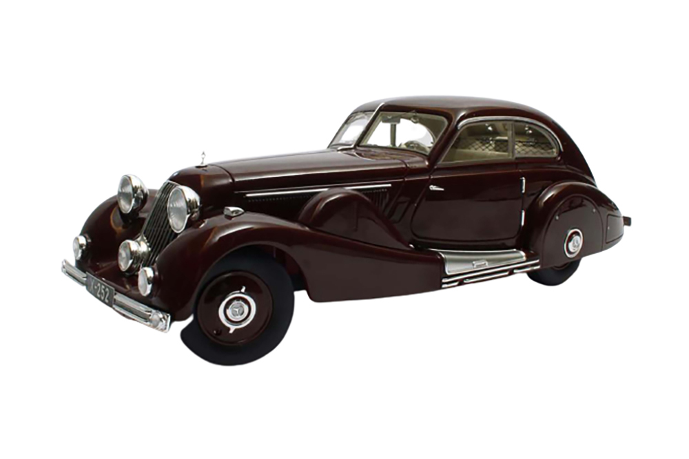 MERCEDES 500K SPECIAL STREAMLINE CAR TAN TJOAN KENG 1935 MAROON