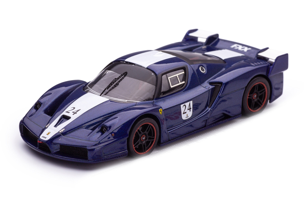 FERRARI FXX 2006 TOUR DE FRANCE ГОЛУБОЙ С БЕЛОЙ ПОЛОСОЙ