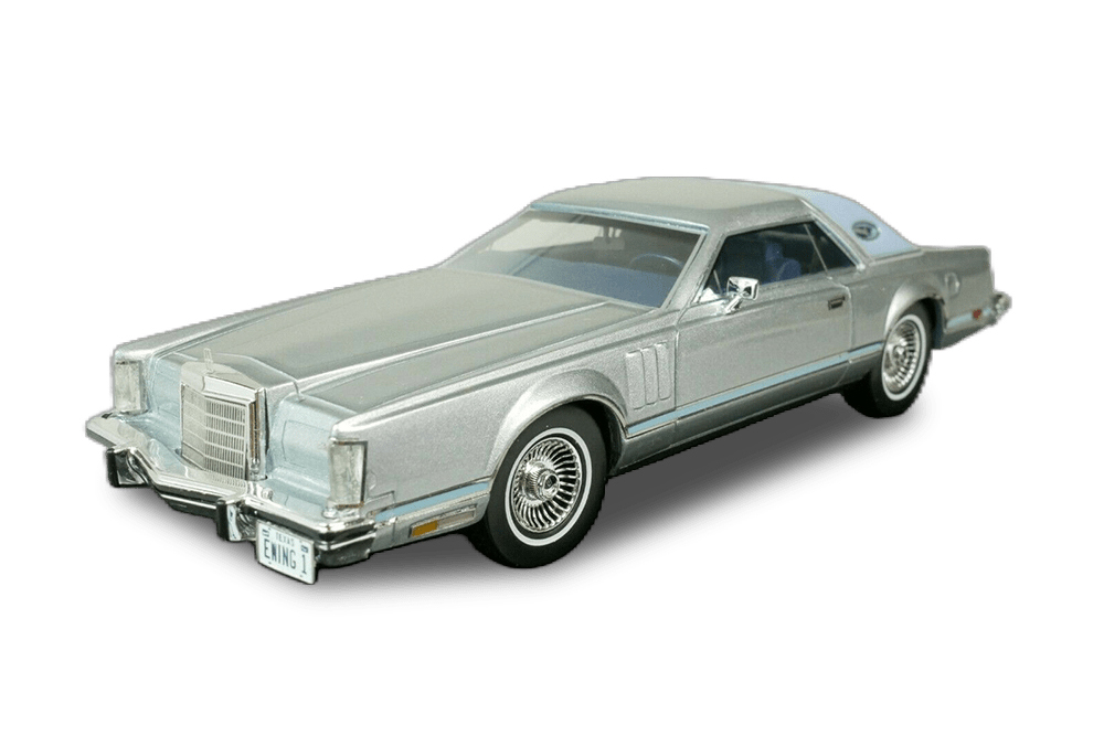 LINCOLN MKV COUPE 1978 METALLIC LIGHT BLUE