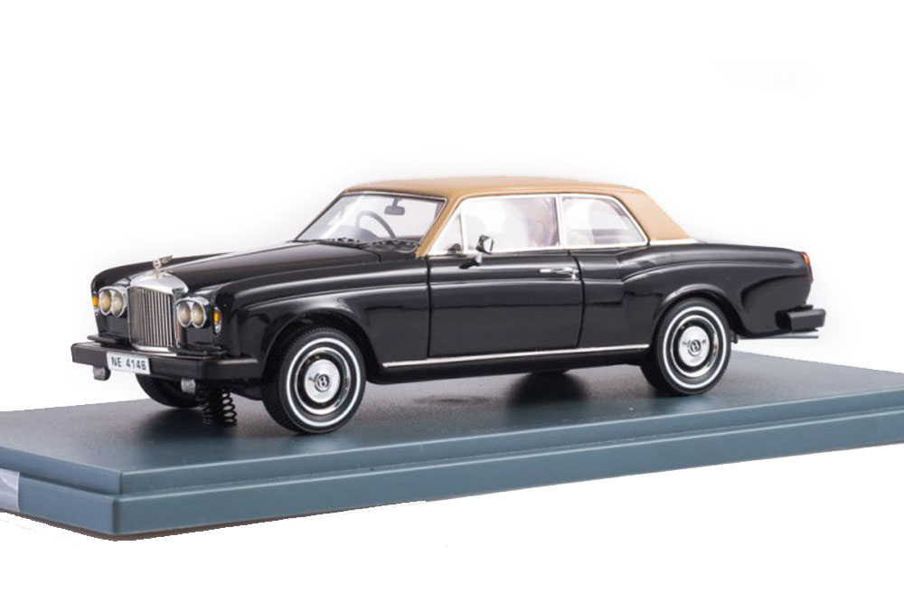 BENTLEY CORNICHE FHC 1977 BLACK/BEIGE