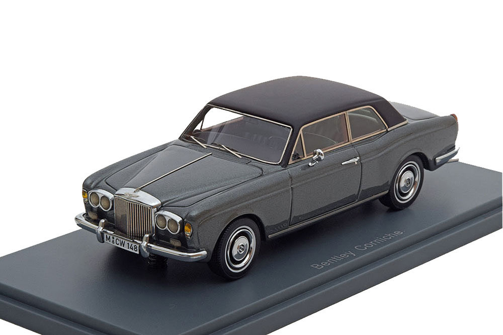BENTLEY CORNICHE FHC 1971 DARK GREY METALLIC/BLACK / BENTLEY CORNICHE FHC 1971 ТЕМНО-СЕРЫЙ МЕТАЛЛИК/ЧЕРНЫЙ