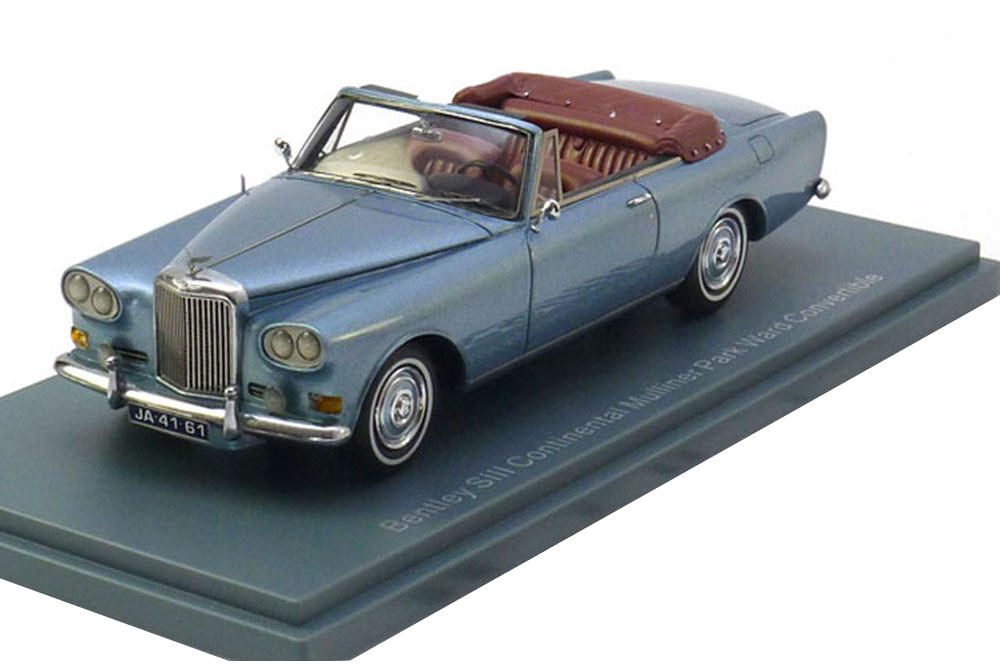 BENTLEY SIII CONTINENTAL MPW DHC 1963-1965 BLUE METALLIC