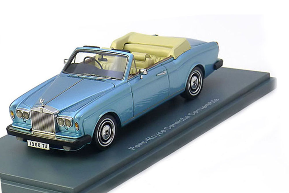 ROLLS-ROYCE CORNICHE CONVERTIBLE 1977, BLUE METALLIC