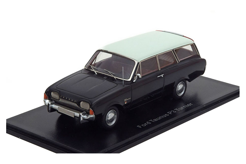 FORD TAUNUS 17M P3 TURNIER 1960 BLACK/WHITE