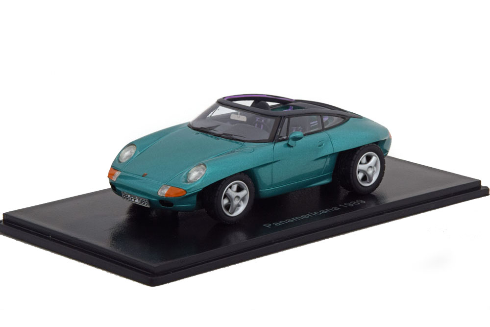 PORSCHE PANAMERICANA CONCEPT CAR 1989 METALLIC GREEN
