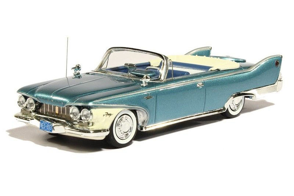 PLYMOUTH FURY CONVERTIBLE 1960 METALLIC TURQOIS/WHITE