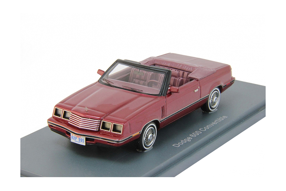 DODGE 600 CONVERTIBLE 1984 RED METALLIC