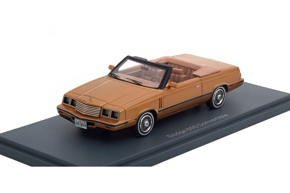 DODGE 600 CONVERTIBLE 1984 GOLDEN