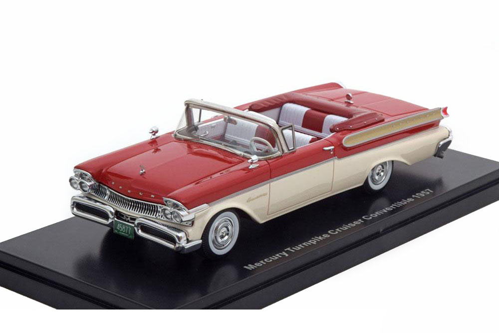 MERCURY TURNPIKE CRUISER CONVERTIBLE 1957 RED/WHITE