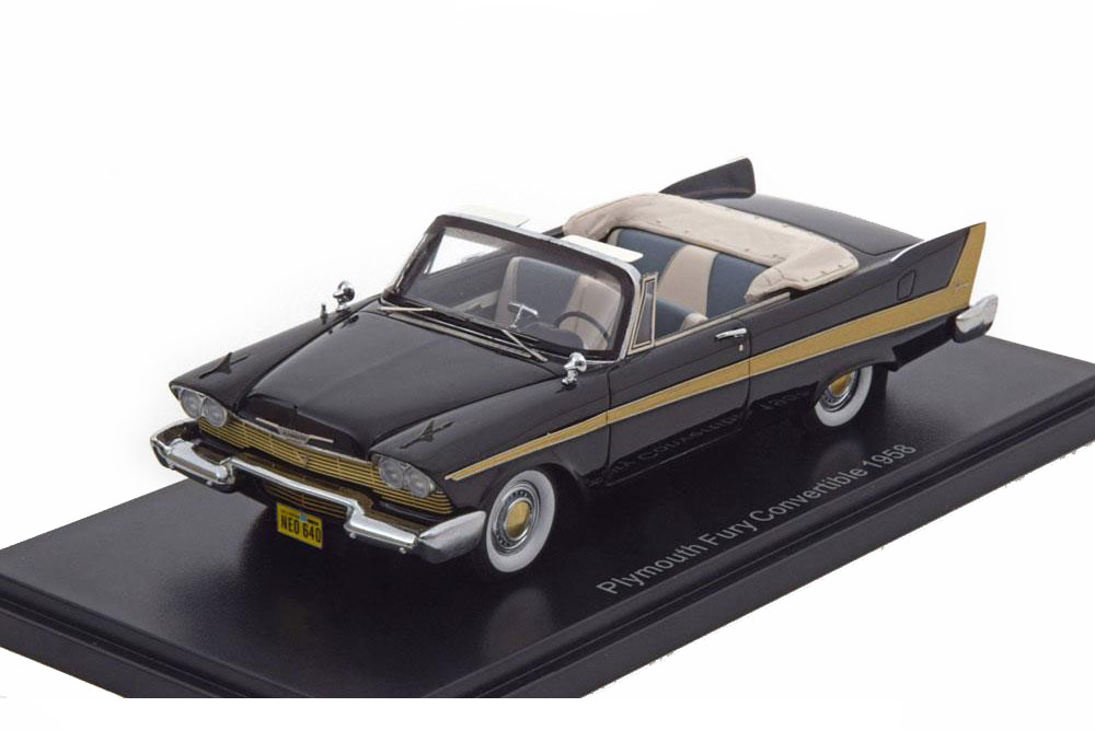 PLYMOUTH FURY CONVERTIBLE 1958 BLACK