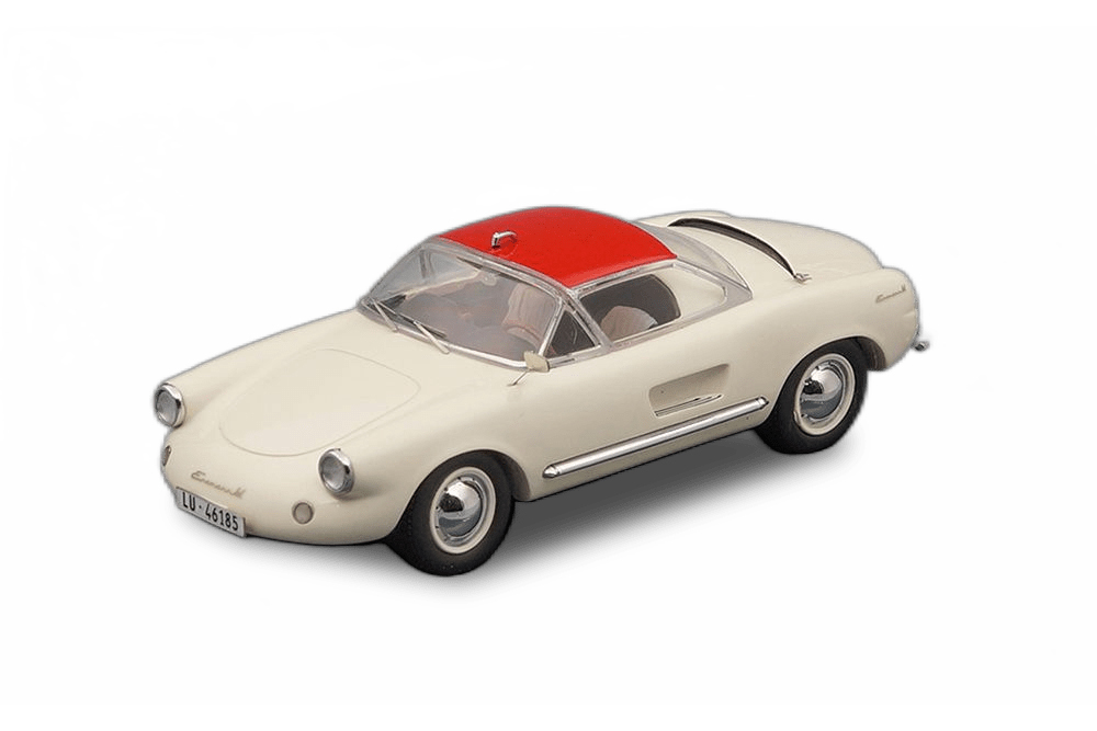 VW VOLKSWAGEN ENZMANN 506 COUPE 1957 WHITE/RED