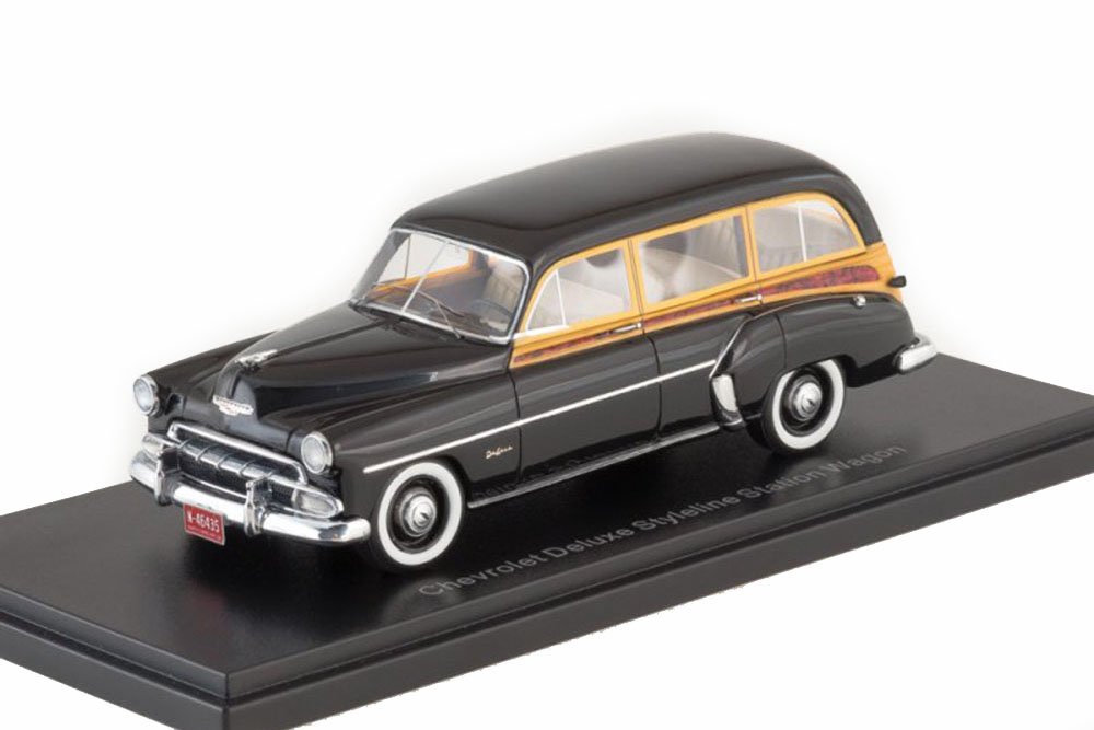 CHEVROLET STYLELINE DELUXE STATION WAGON 1952 BLACK/WOODEN