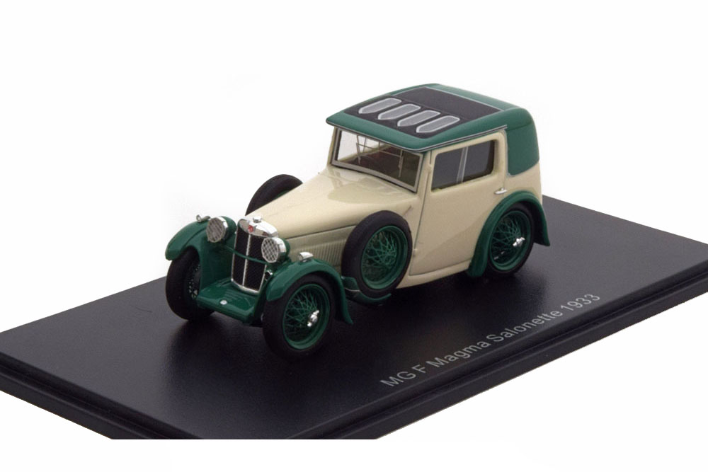 MG F MAGMA SALONETTE 1933 BEIGE/GREEN