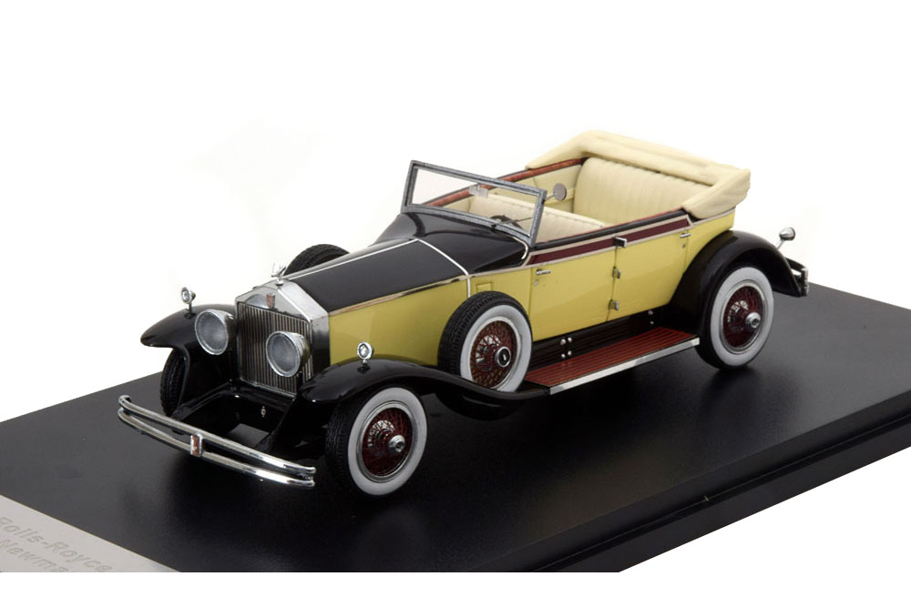 ROLLS-ROYCE PHANTOM I NEWMARKET 1929 YELLOW/BLACK