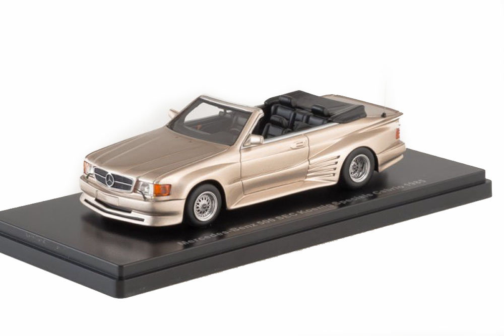 MERCEDES 500SEC KOENIG SPECIALS CABRIO 1985 METALLIC BEIGE