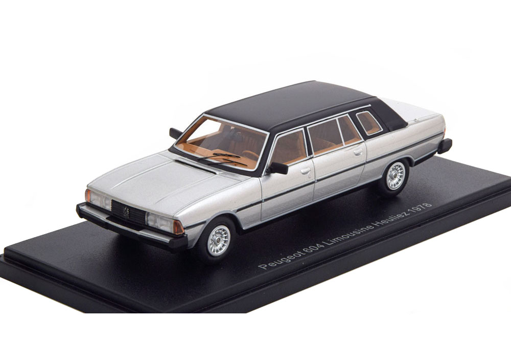 PEUGEOT 604 LIMOUSINE HEULIEZ 1978 SILVER/BLACK
