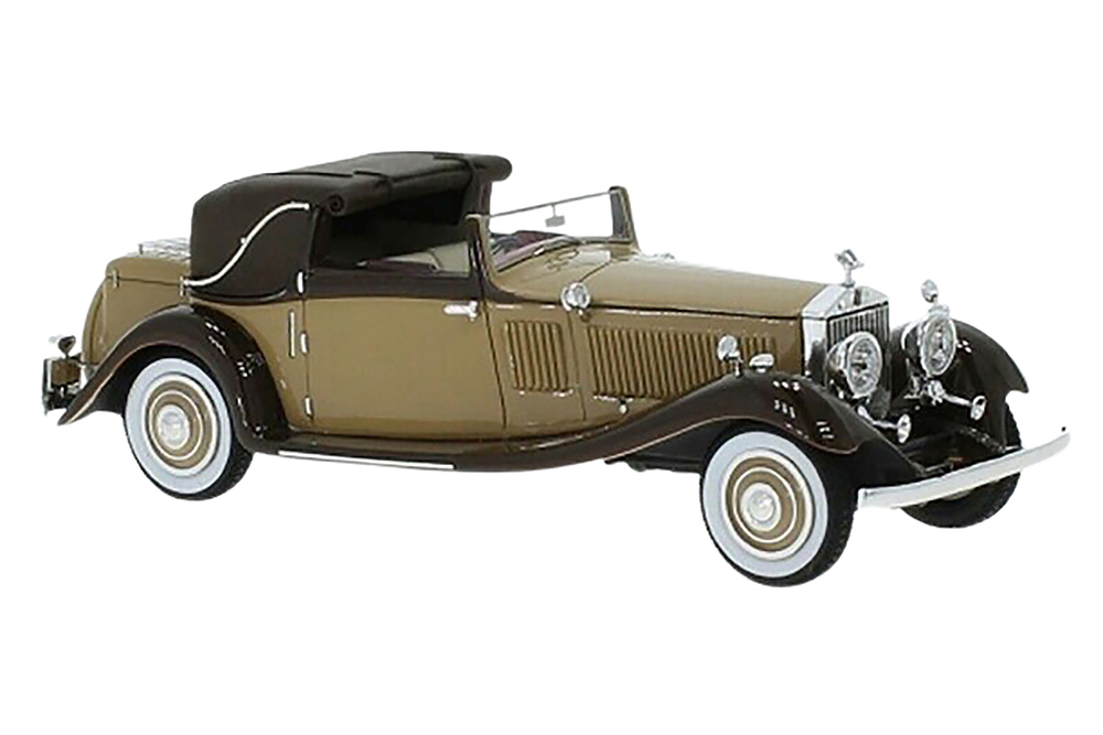 ROLLS-ROYCE PHANTOM II CONTINENTAL DHC GURNEY NUTTING 1934 LIGHT BROWN