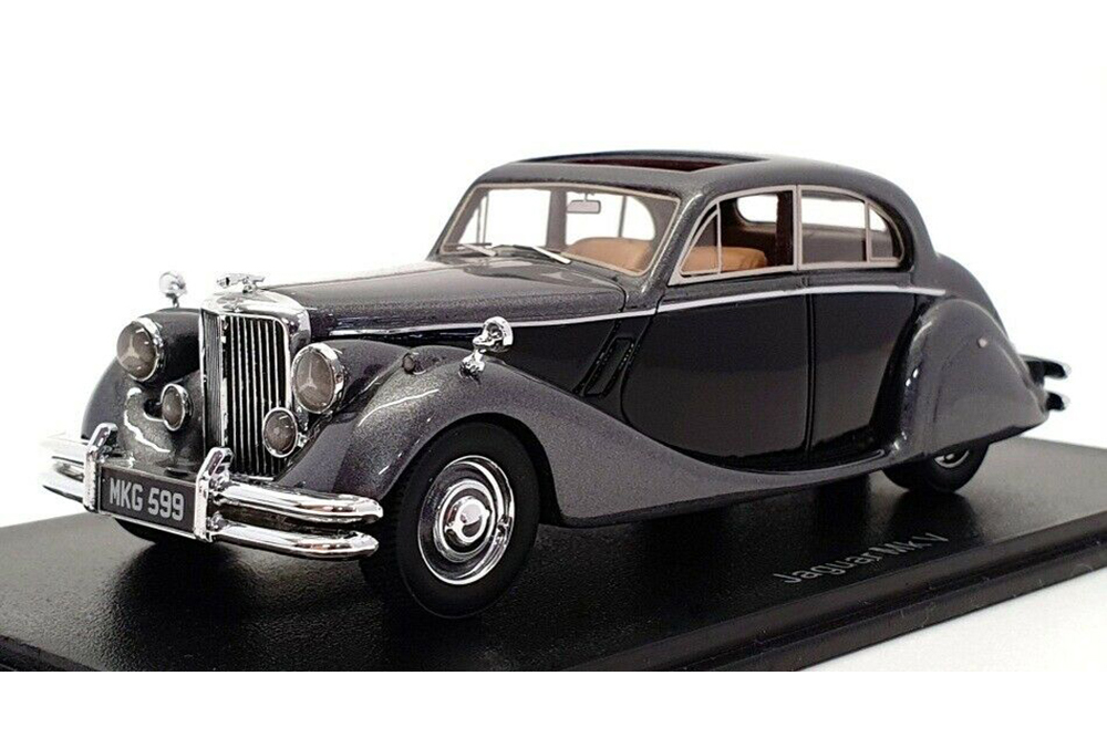 JAGUAR MK.V 1950 METALLIC DARK GREY/BLACK