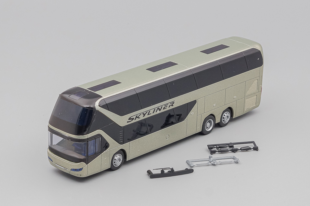 NEOPLAN SKYLINER 11 2018, CHAMPAGNEGRAYMETALLIC (ДЛИНА МОДЕЛИ 3-5 СМ)