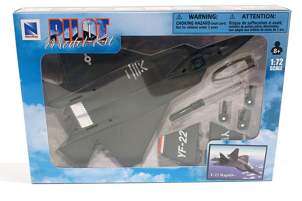 MODEL KIT F-22 RAPTOR JET FIGHTER