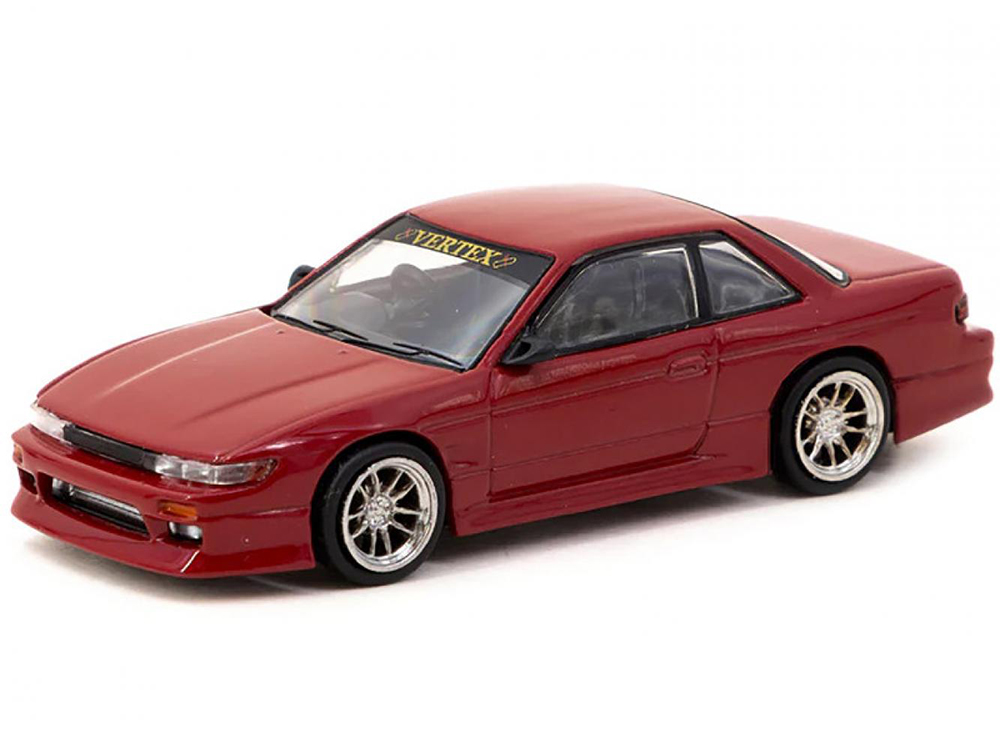 NISSAN SILVIA S13 VERTEX 1989, RED (ДЛИНА МОДЕЛИ 6-10 СМ)
