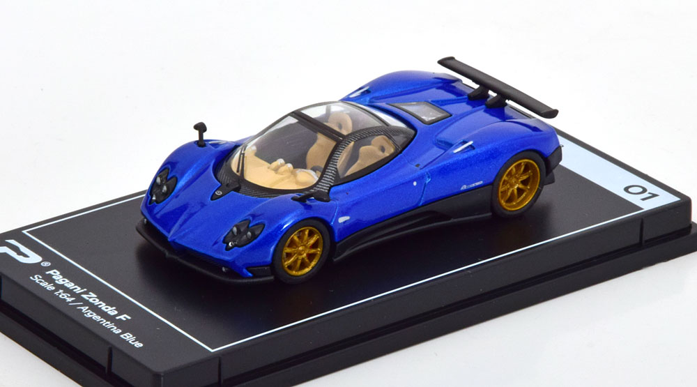 PAGANI ZONDA F 2005 BLUEM ETALLIC / ПАГАНИ ЗОНДА (ДЛИНА МОДЕЛИ 6-10 СМ)