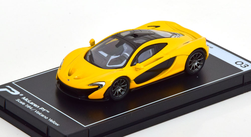 MCLAREN P1 2013-2015 YELLOWMETALLIC BLACK (ДЛИНА МОДЕЛИ 6-10 СМ)