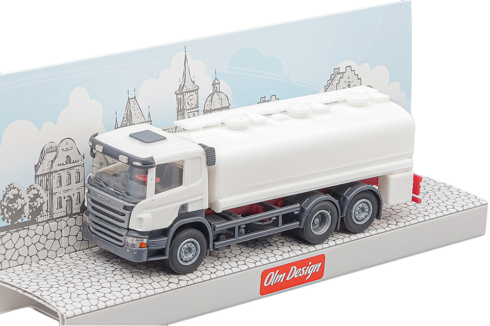 SCANIA P 6Х2 ЦИСТЕРНА / СКАНИА 6 2 БЕЛЫЙ