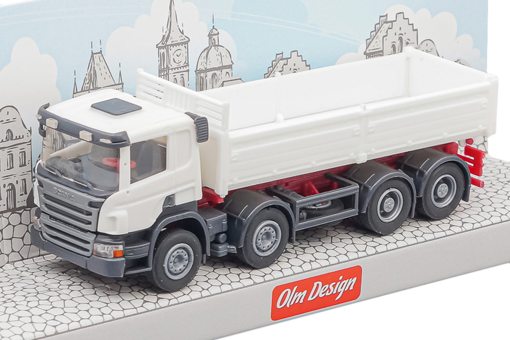 SCANIA P 8Х4 САМОСВАЛ / СКАНИА 8 4 БЕЛЫЙ
