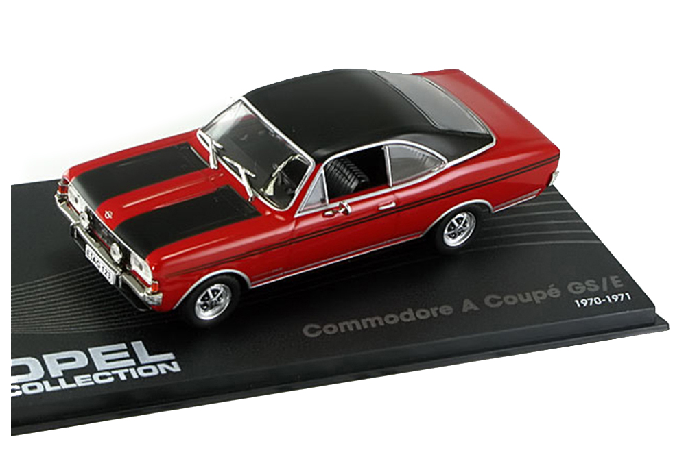 OPEL COMMODORE A COUPE GS E 1970-1971 RED BLACK