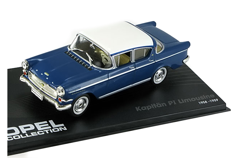 OPEL KAPITÄN P1 SALOON 1958-1959 BLUE WHITE
