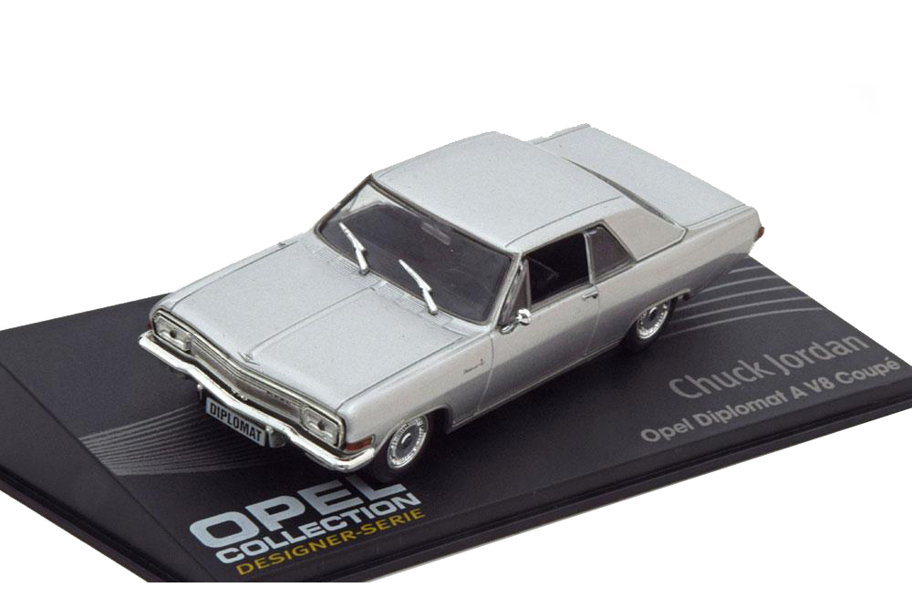 OPEL DIPLOMAT A V8 COUPE CHUCK JORDAN SILVER
