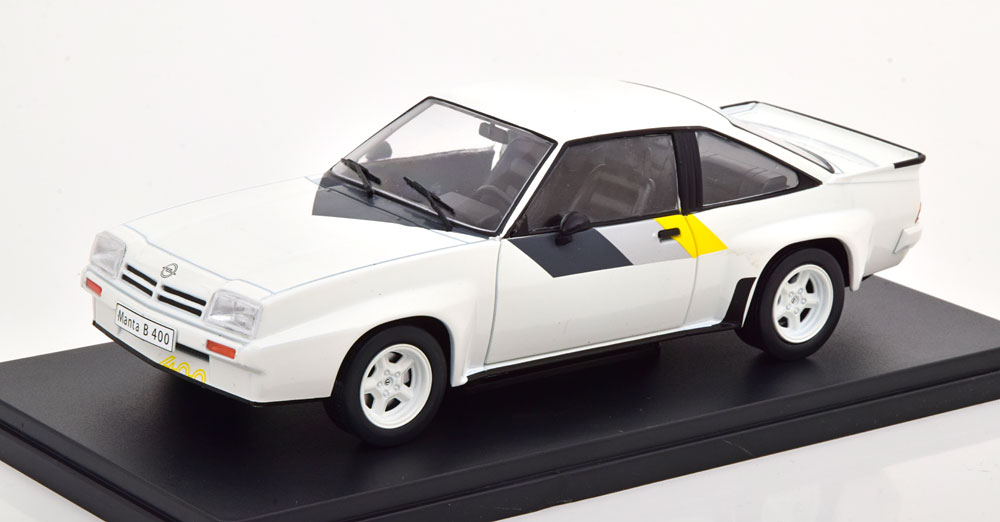 OPEL MANTA B 400 1981 WHITE GREY YELLOW