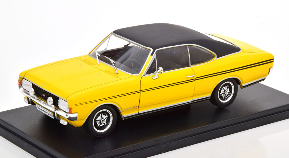 OPEL COMMODORE A GS/E COUPE 1970 YELLOW BLACK