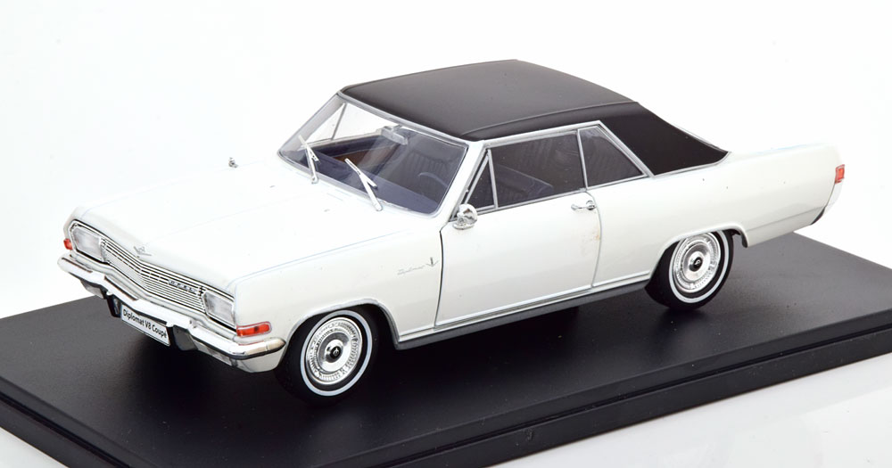 OPEL DIPLOMAT V8 COUPE 1965 WHITE BLACK