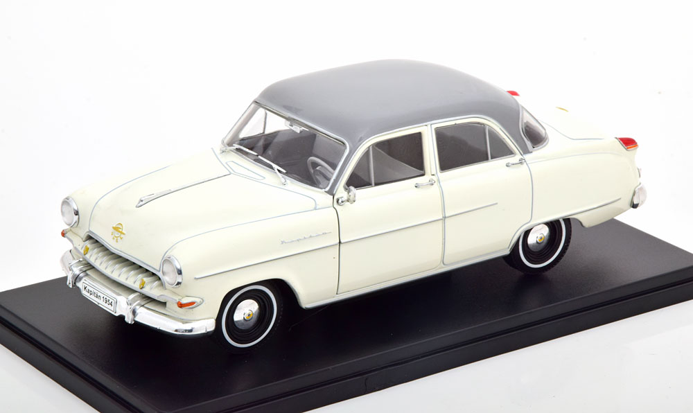 OPEL KAPITÄN 1954 WHITE GREY