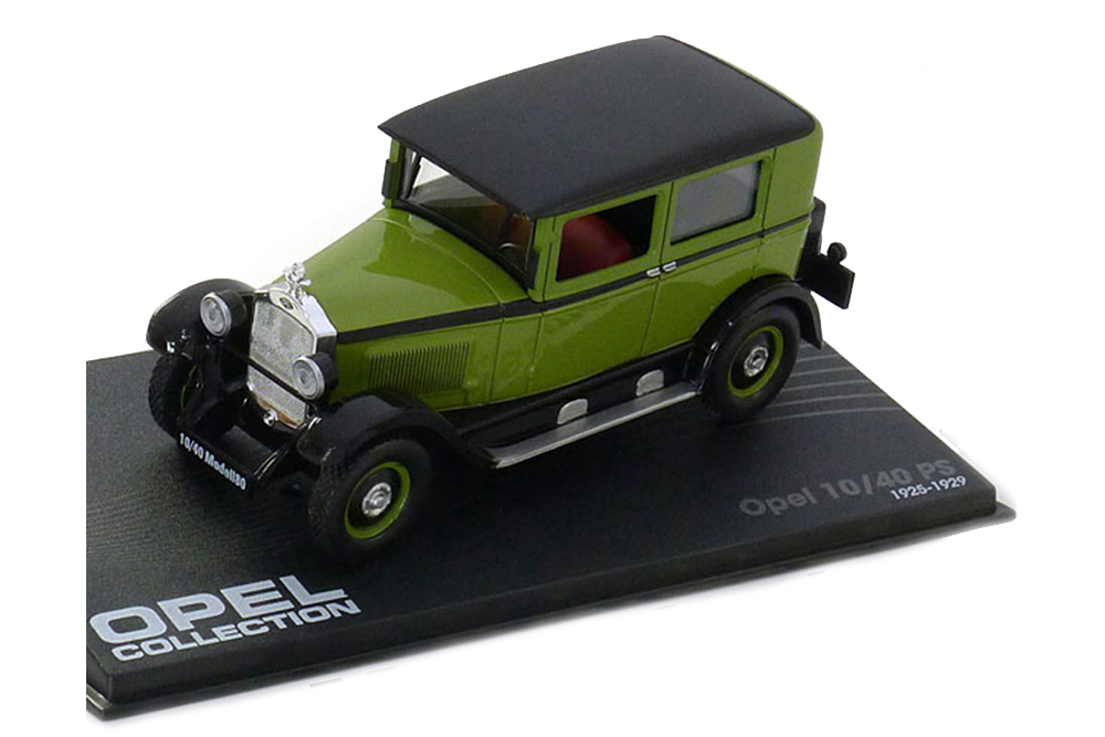 OPEL 10/40 1925-1929 GREEN BLACK