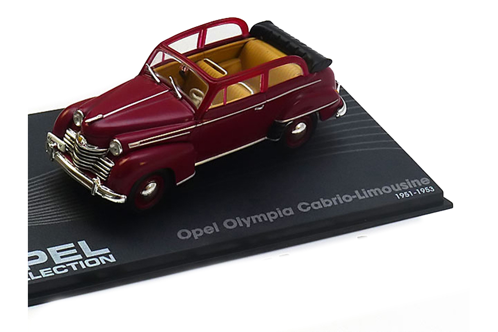 OPEL OLYMPIA CONVERTIBLE-SALOON 1951-1953 RED