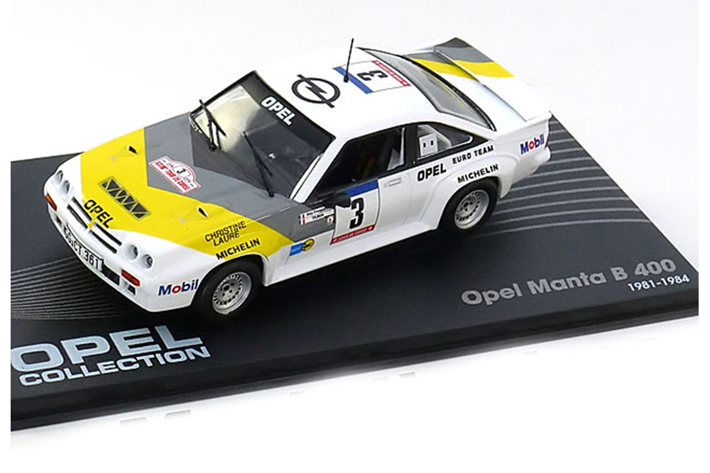 OPEL MANTA B 400 NO 3 RALLY TOUR DE CORSE